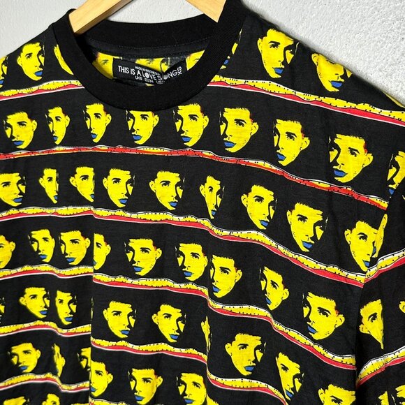 TIALS Oversized Graphic Tee Drake NWT Black Short Sleeve Streetwear Size 2 - Picture 2 of 9